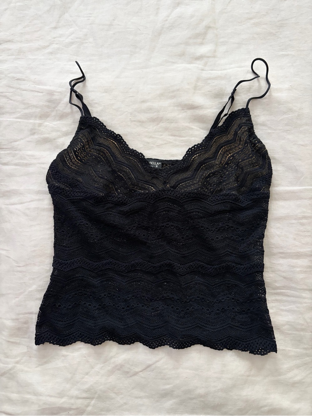 Cosabella Italian Black Lace Camisole